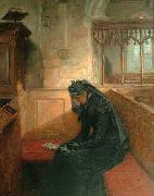 Ralph Hedley The Widow china oil painting artist